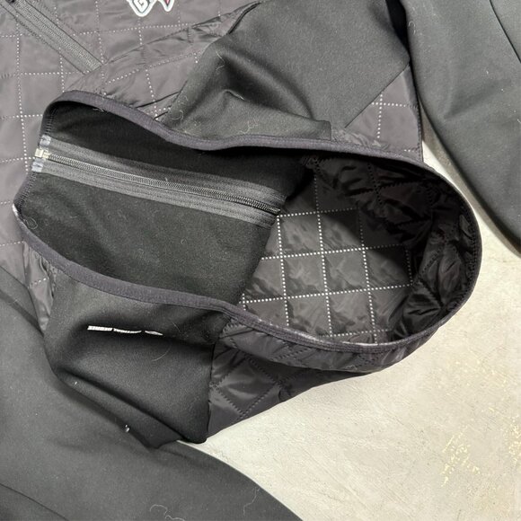 CCM Guelph Storm OHL Full Zip Up Quilted Track Jacket Windbreaker Black Small - Picture 6 of 8